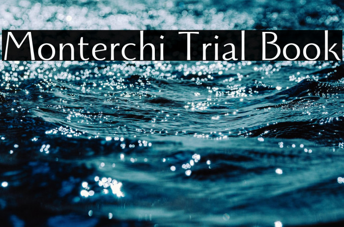 Monterchi Trial Book Example 1