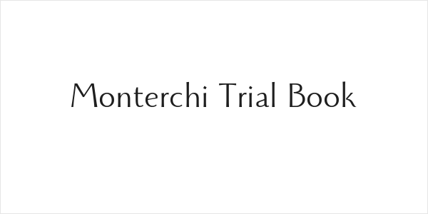Monterchi Trial Book Logo