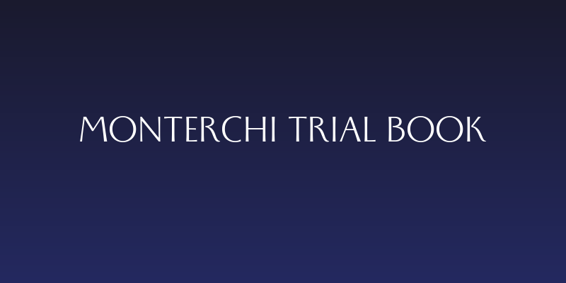 Monterchi Trial Book Social Header