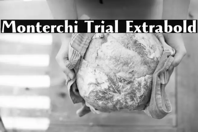 Monterchi Trial Extrabold Example 2