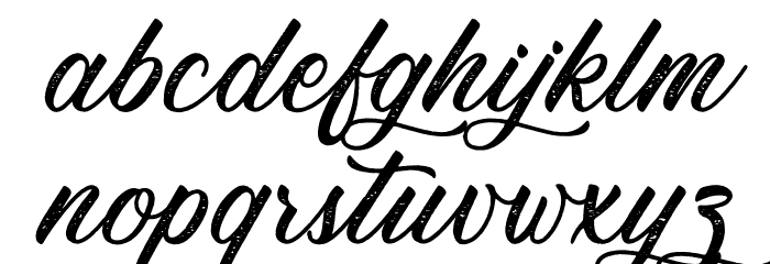 Monterey Bird - Personal Use Font LOWERCASE