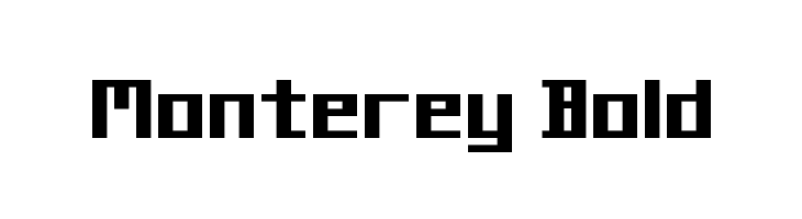 Monterey Bold  لخطوط تنزيل