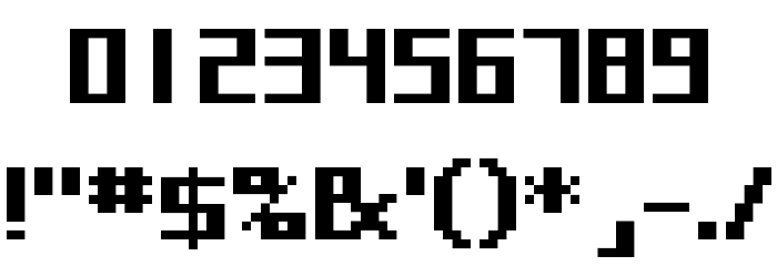 Monterey Bold Font OTHER CHARS