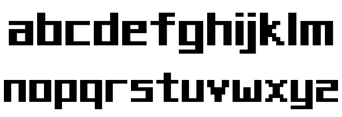 Monterey Bold Font LOWERCASE