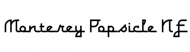 Monterey Popsicle NF  नि: शुल्क फ़ॉन्ट्स डाउनलोड