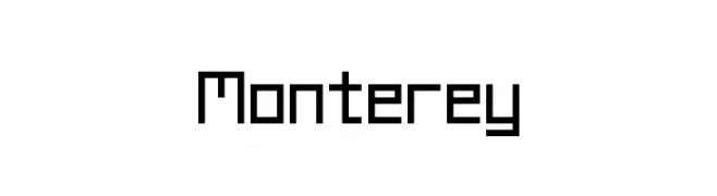 Monterey  Frei Schriftart Herunterladen