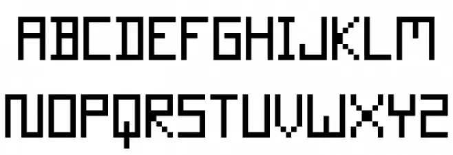 Monterey フォント 大文字