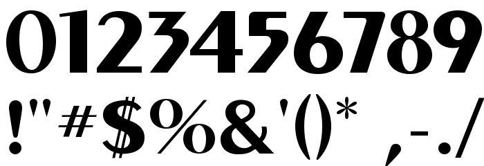 MontereyFLF-Bold Font OTHER CHARS