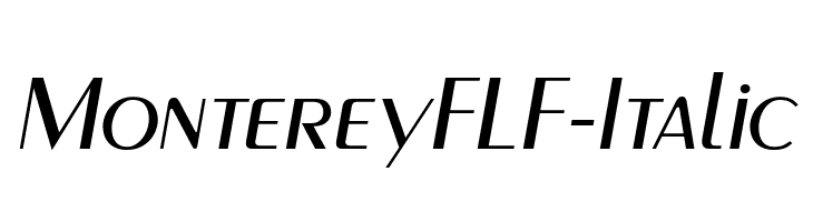 MontereyFLF-Italic Font