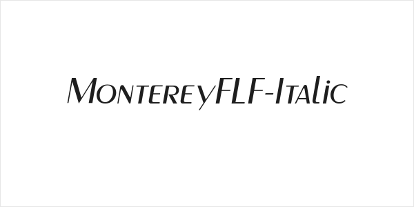 MontereyFLF-Italic Logo