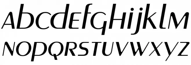 MontereyFLF-Italic خط أحرف صغيرة