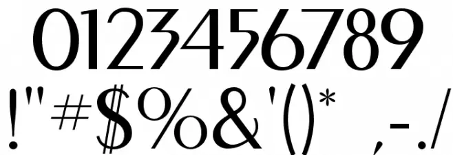 MontereyFLF Font OTHER CHARS