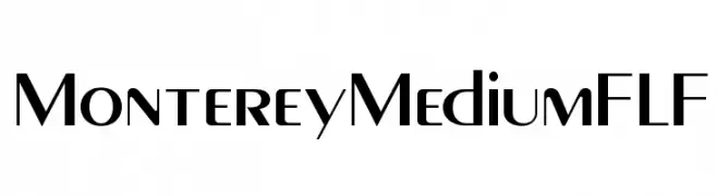 MontereyMediumFLF  Free Fonts Download