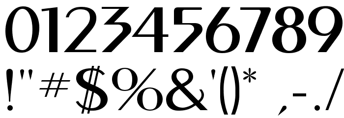 MontereyMediumFLF Font OTHER CHARS