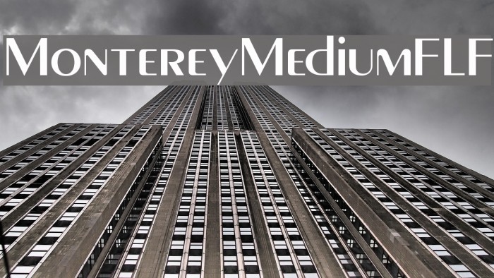 MontereyMediumFLF Font examples