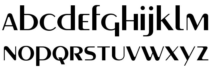 MontereyMediumFLF Font LOWERCASE