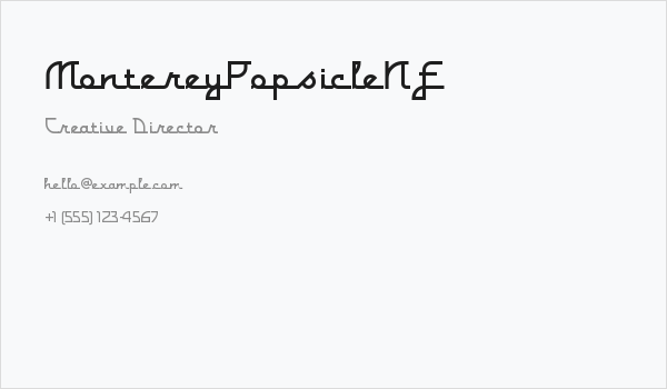 MontereyPopsicleNF Business Card