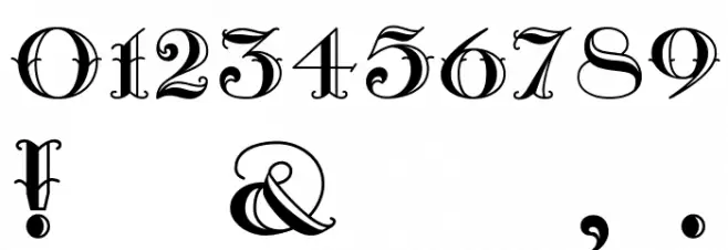 MontereyWide Font OTHER CHARS