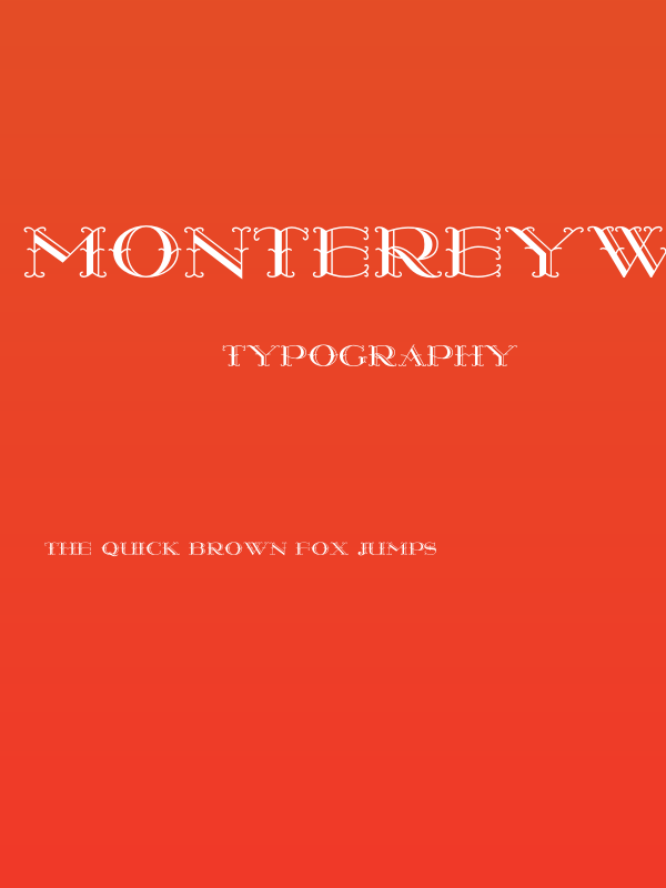 MontereyWide Poster
