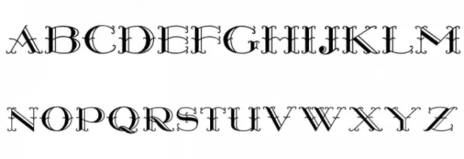 MontereyWide Font LOWERCASE