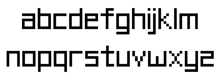Monterey Font LOWERCASE