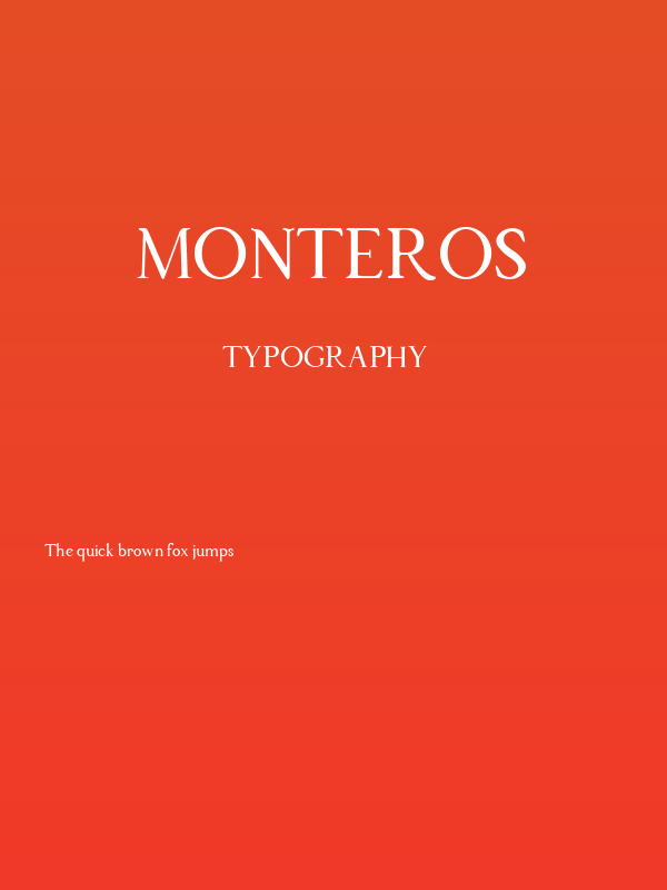 Monteros Poster