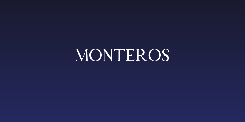 Monteros Social Header