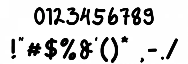 Montey Regular Font OTHER CHARS