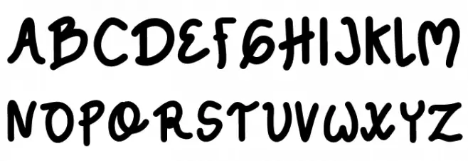 Montey 字体 大写