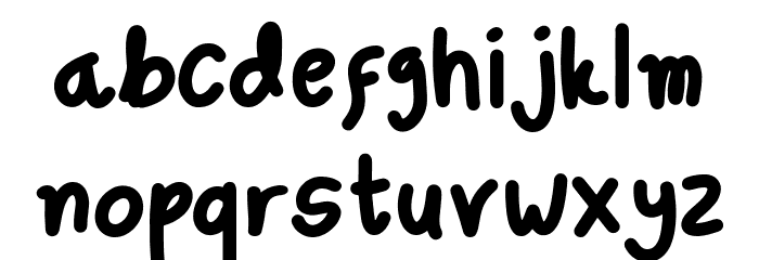 Montey Font LOWERCASE