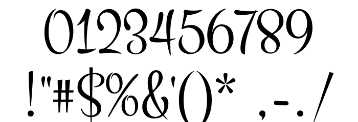 Montez Font OTHER CHARS