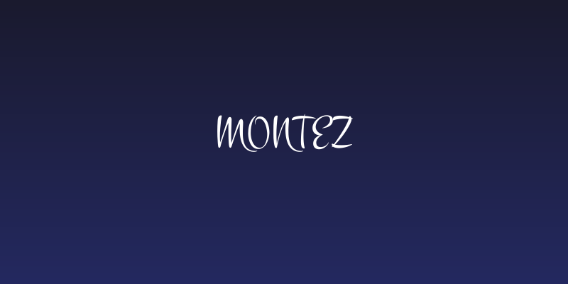 Montez Social Header