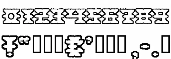 MontezumaAncient Font OTHER CHARS