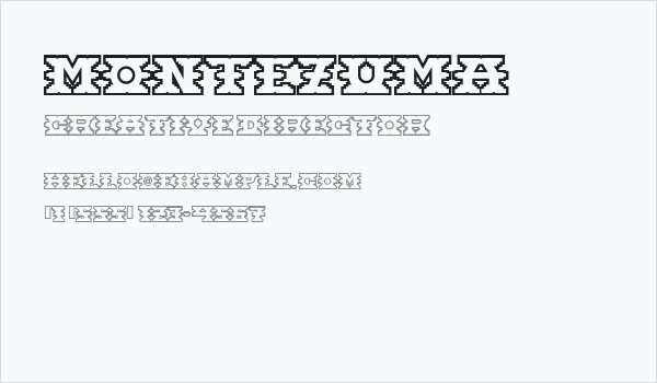 Montezuma Business Card