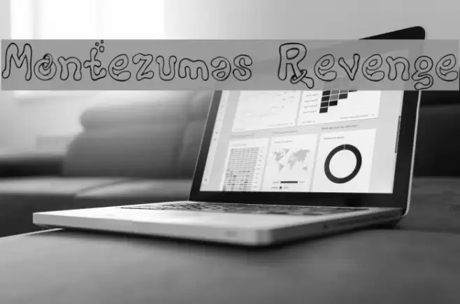 Montezumas Revenge Schriftart examples