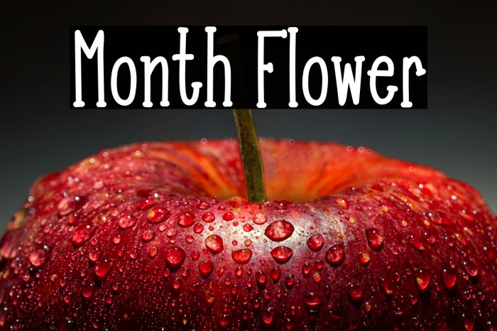 Month Flower Example 3