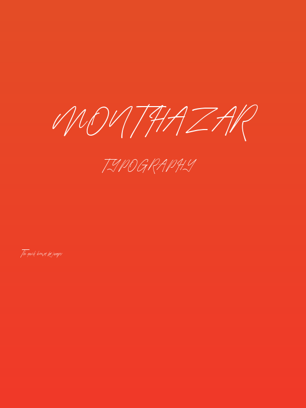 Monthazar Poster