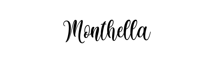 Monthella  Free Fonts Download