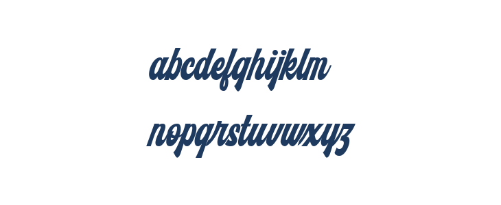 Monthelo Regular Lowercase