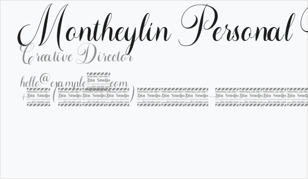 Montheylin Personal Use Business Card