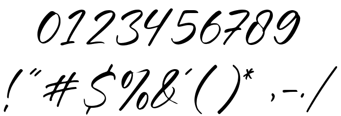 Monthier Schriftart Anderer Schreiben