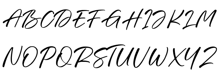 Monthier Schriftart Groß