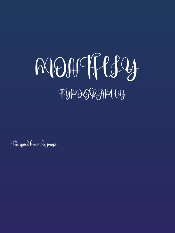 Monthly Poster
