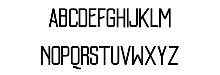 Monthren Font LOWERCASE