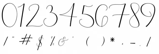 Montine Font OTHER CHARS