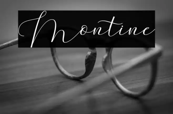 Montine Font examples