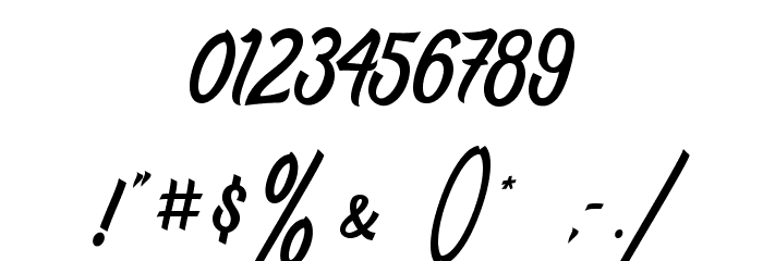 MontrealScript Font OTHER CHARS