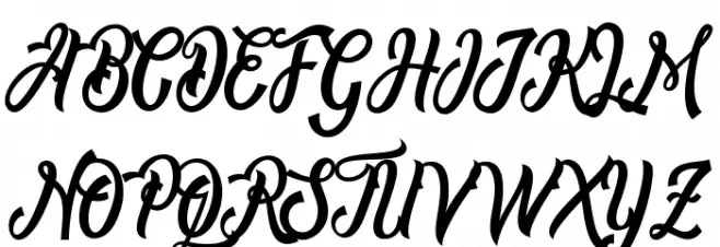 MontrealScript Шрифта ВЕРХНИЙ