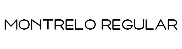 Montrelo Regular  Frei Schriftart Herunterladen