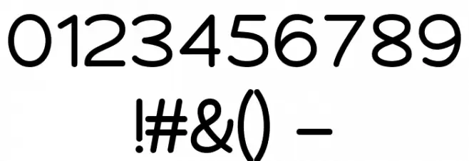 Montrelo Regular Font OTHER CHARS